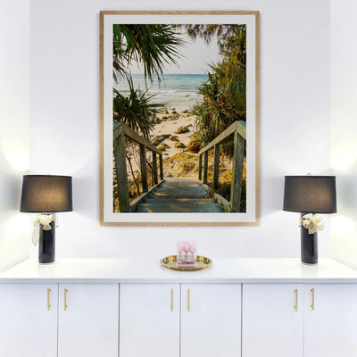 Wategos Steps Byron Bay Art Print Gelato