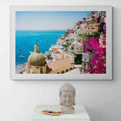 Positano Coast Italy Art Print Gelato