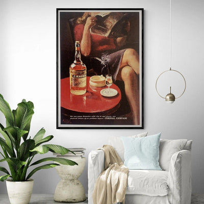 Vintage Cordial Campari Poster Gelato